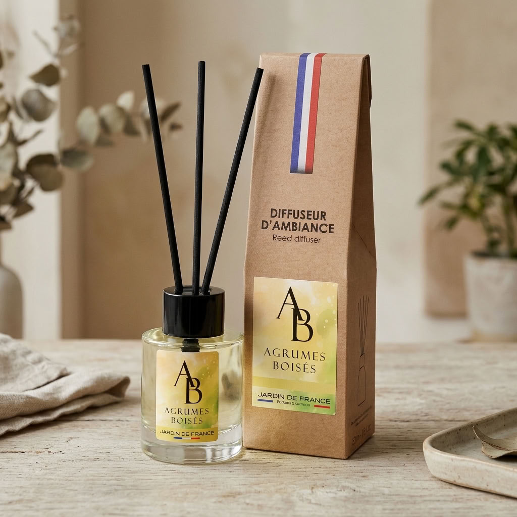 AGRUMES BOISÉ Diffuseur d'ambiance 45 ml kraft – Image 2