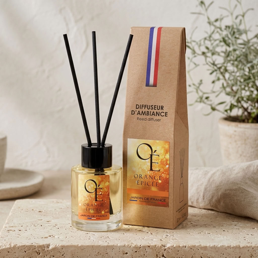 ORANGE ÉPICÉE Diffuseur d'ambiance 45 ml kraft – Image 2